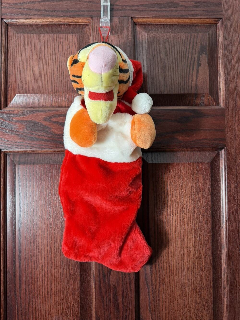 Disney Winnie The Pooh Tigger 3D Plush Christmas Hanging Stocking VTG Y2K